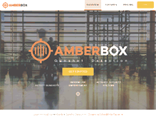 Tablet Screenshot of amberbox.com